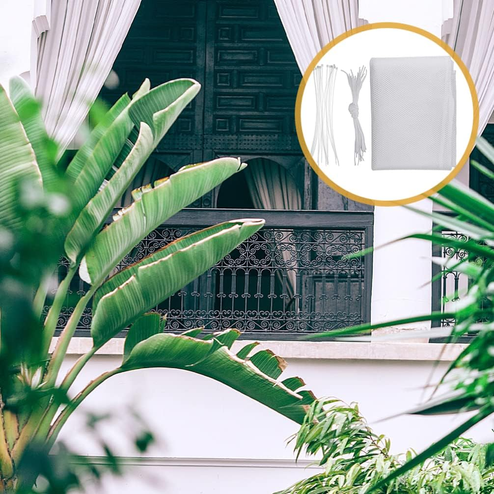 Kisangel 1Set Banister Guard Net Mesh for Stairs Balcony Pet -Resistant Design Easy Installation for Pets image number 3