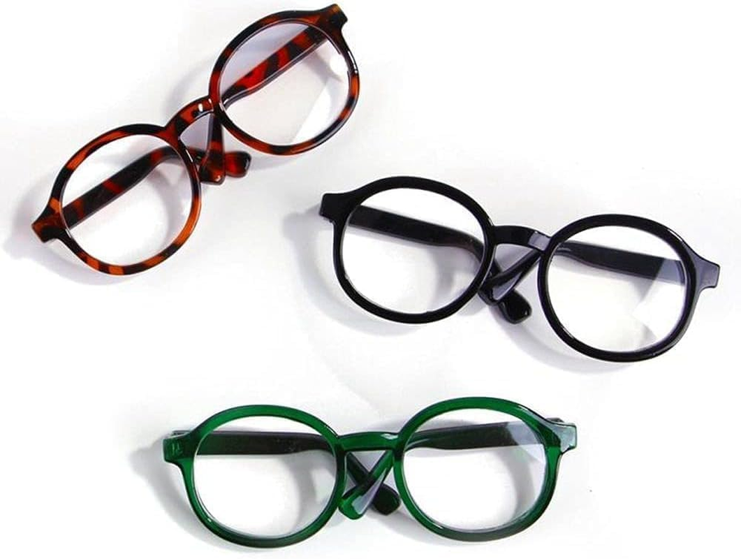 2Pcs Nerd Glasses, Black Pet Dog Cute Glasses Clear Lens Retro Glasses Photo Props Transparent Cat Sun Glasses for Small Dogs Cats Cosplay Costume image number 1