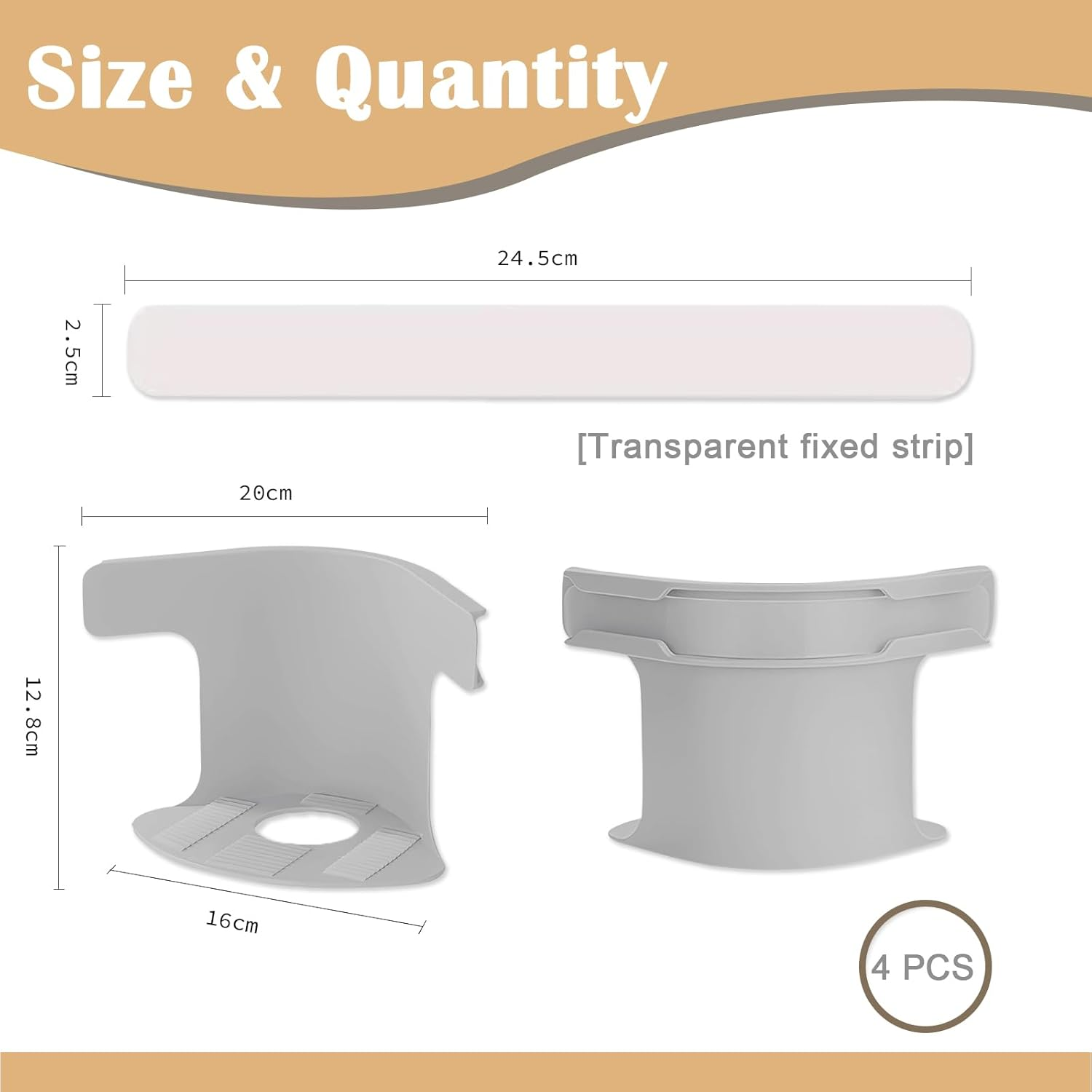 4Pcs Bed Sheet Fixing Clips with Lock Strips, Sheet Corner Holders Bed Sheet Holders Fastener Clips Corner Tightener Clips for Mattress Covers, Blankets, Bedding (Gray) image number 5