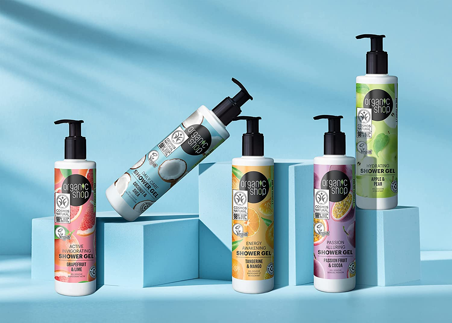 Organic Shop Shower Gel Alluring Passion Fruit & Cocoa 280Ml image number 3