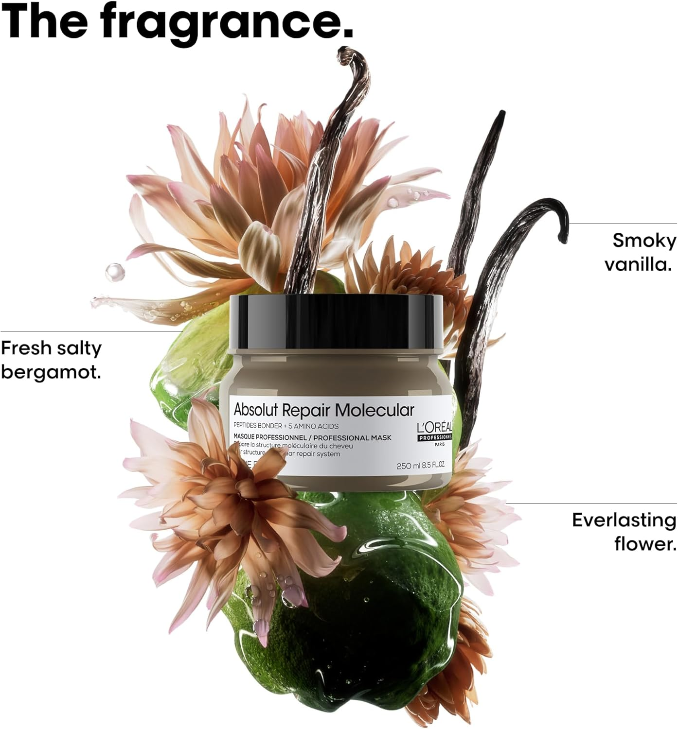 L'Oreal Professionnel Serie Expert Absolut Repair Molecular Masque 250 Ml image number 1