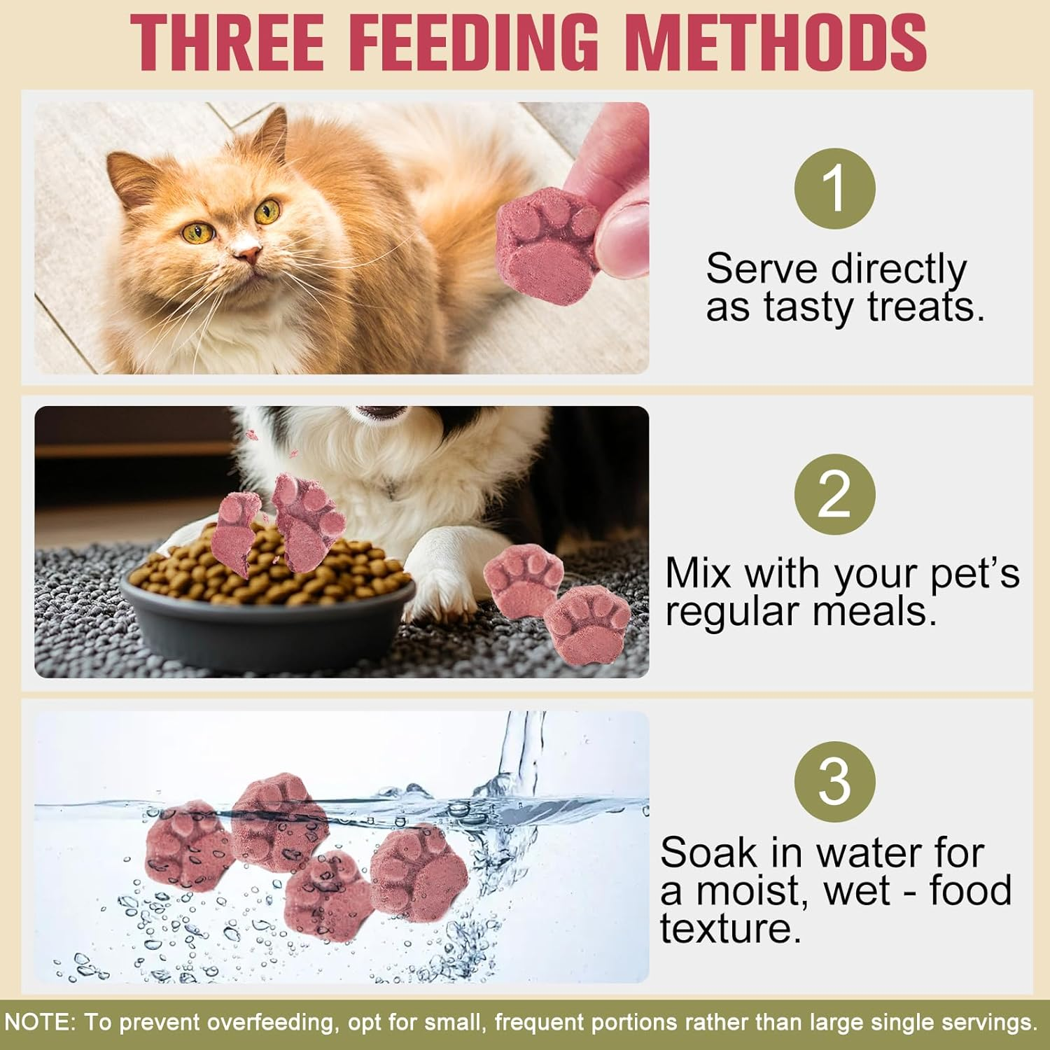 Freeze - Dried Chicken & Cranberry Blend for Cats & Dogs | Natural Dental Care & Nutritious Pet Food,50G image number 5