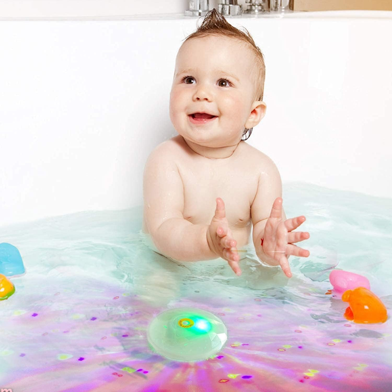 Floating Pool Lights, Pool Lights with 6 Dynamic Lighting Effects, IP68 Waterproof Pool Lights That Float, Upper and Lower Color Changing Pool Lights for Inground Pool-2Pack image number 6