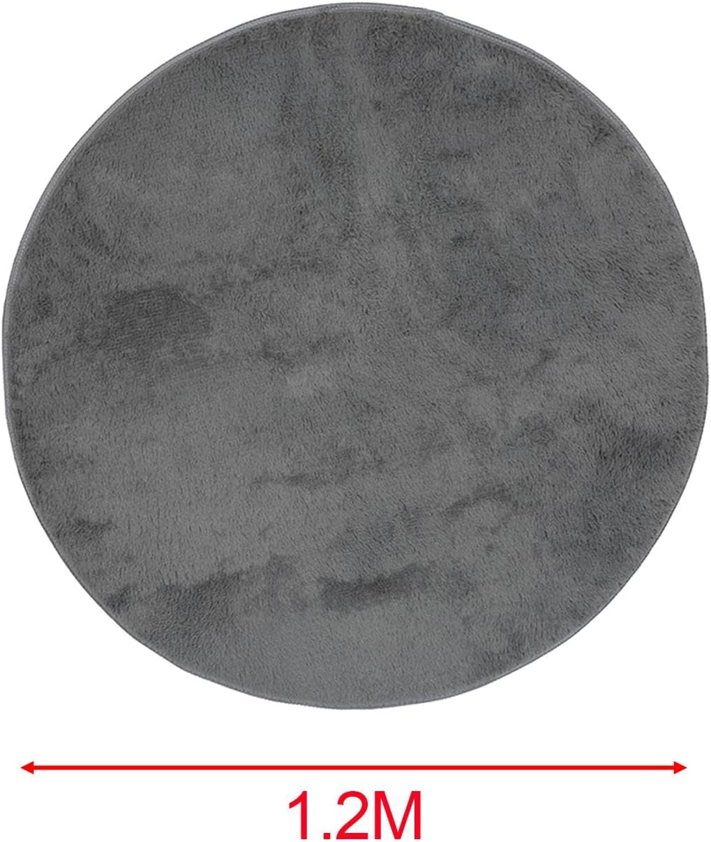 Rockible Drum Rug Electrical Drum Carpet Multipurpose Drum Accessories Drum Mat for Record Room Drummers Gift Home Stage Music Studio, round 1.2M image number 4