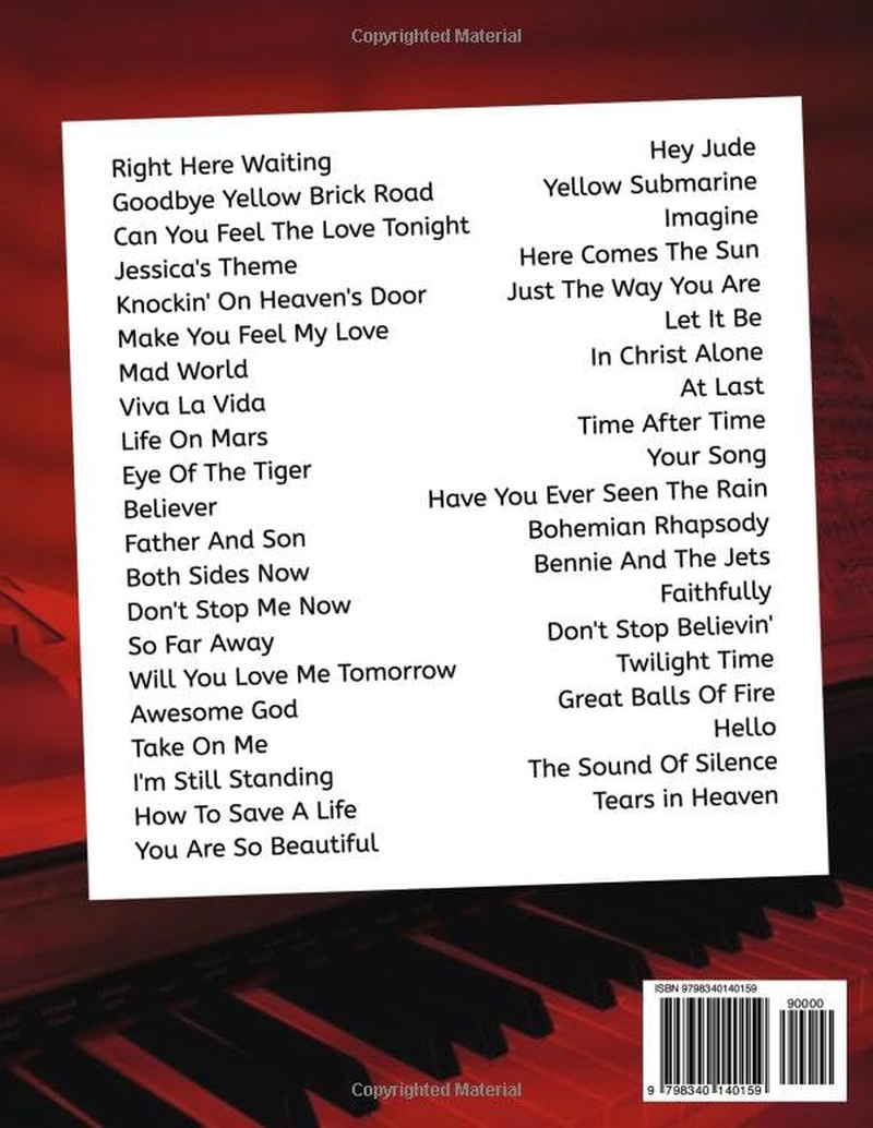 Classic Rock Sheet Music for Piano: 41 Easy Songs image number 1