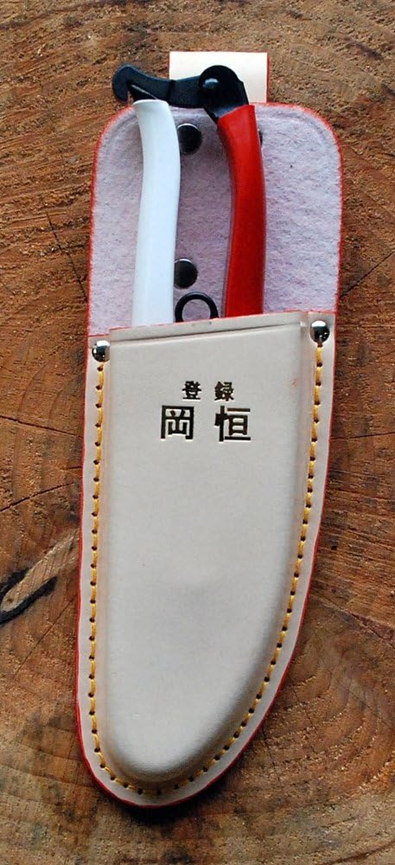 Okatsune 133: Leather Holster for Pruning Shears 103 ?And 104 image number 6