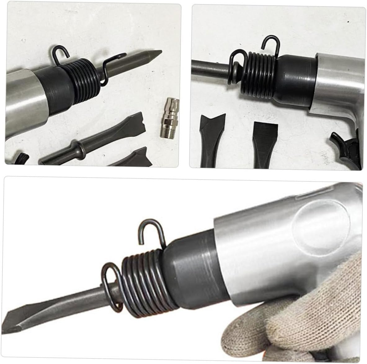 GANAZONO 5Pcs Pneumatic Shovel Tool Spring for Chisel Retainer for Automotive Hood Scoops Construction image number 4