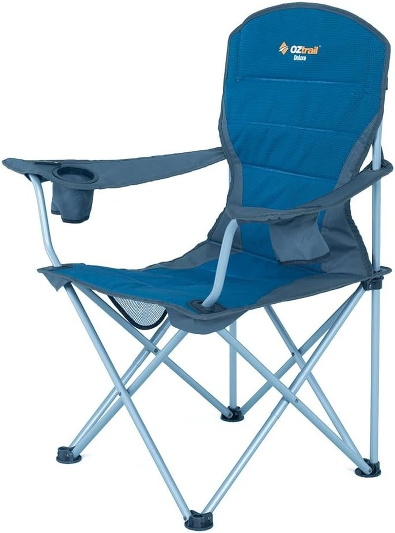 Oztrail Deluxe Arm Chair, Blue image number 5