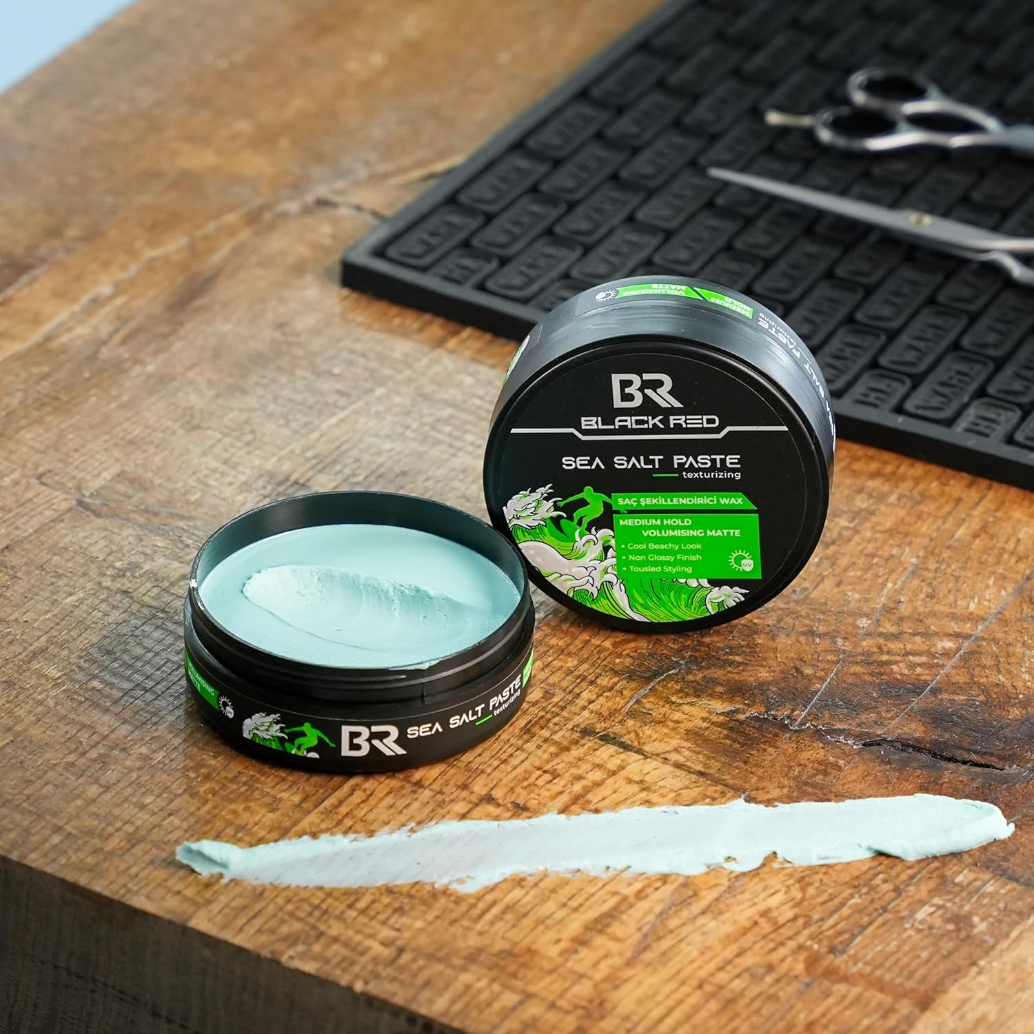 Black Red Sea Salt Paste | Medium Hold with Beachy Texture, Matte Finish, and Natural Volume (120Ml) image number 1