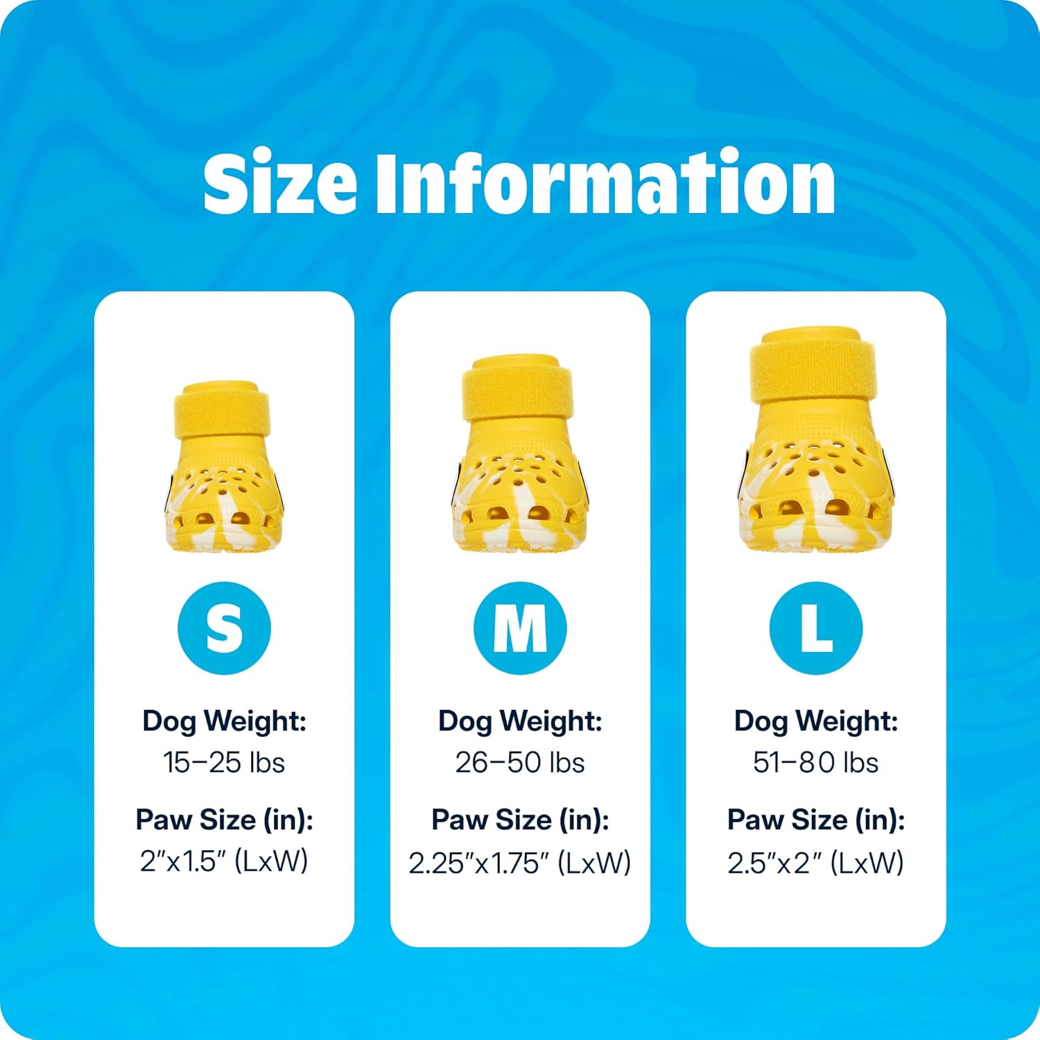 Barkbox Yellow Crocs Dog Shoes - Booties for Small Dogs 15-25 Lbs | EVA Foam with Adjustable Strap, Breathable, Glow-In-Dark image number 6