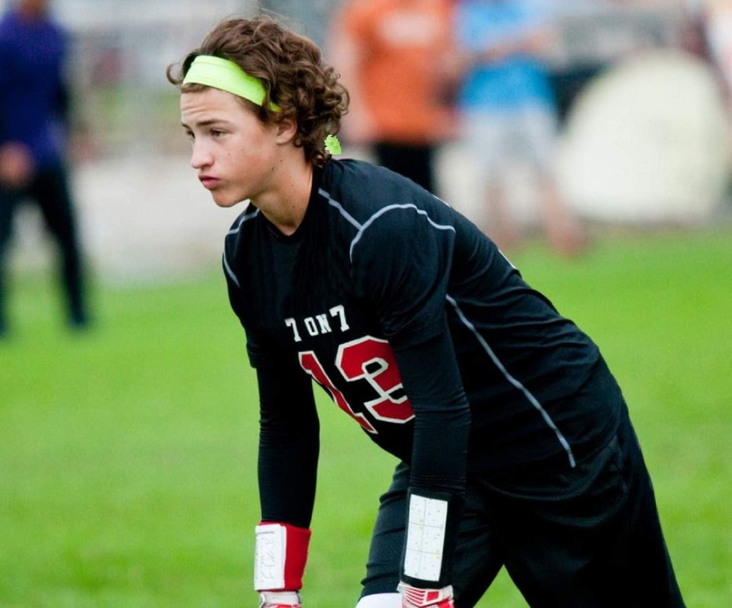 Headbands Tie on Headband for Women Men Running Athletic Hair Head Band Elastic Sports Sweat Basketball Sweatband Yoga Workout Sweatbands Adjustable Non-Slip Moisture Wicking image number 2