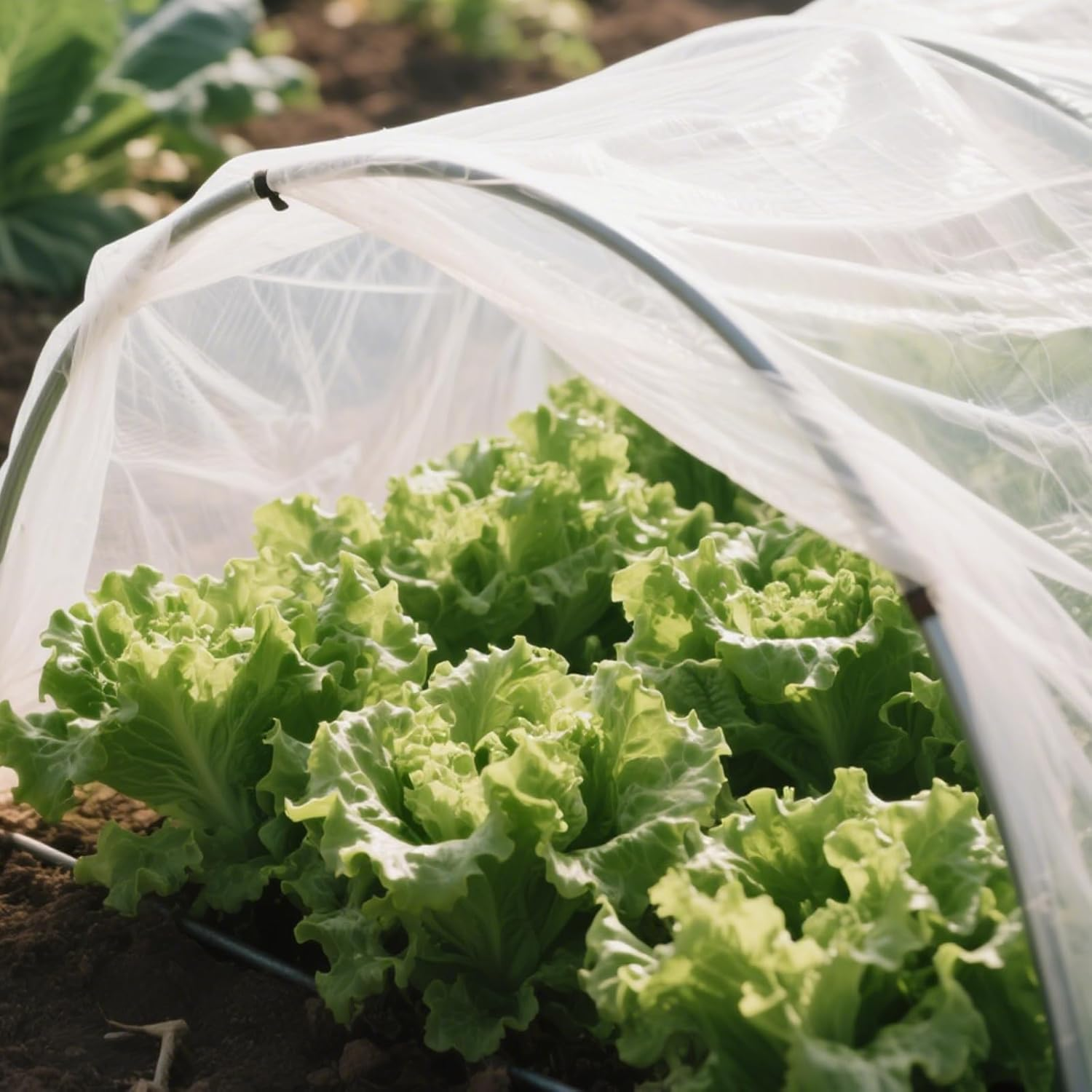 5X2M Garden Net Plant Insect Net Fruit Net Protection Bag Bird and Butterfly Net for Protecting Vegetables Fruits Plants Flowers and Crops Suitable for Planting Tunnels Greenhouses Outdoor and Indoor image number 1