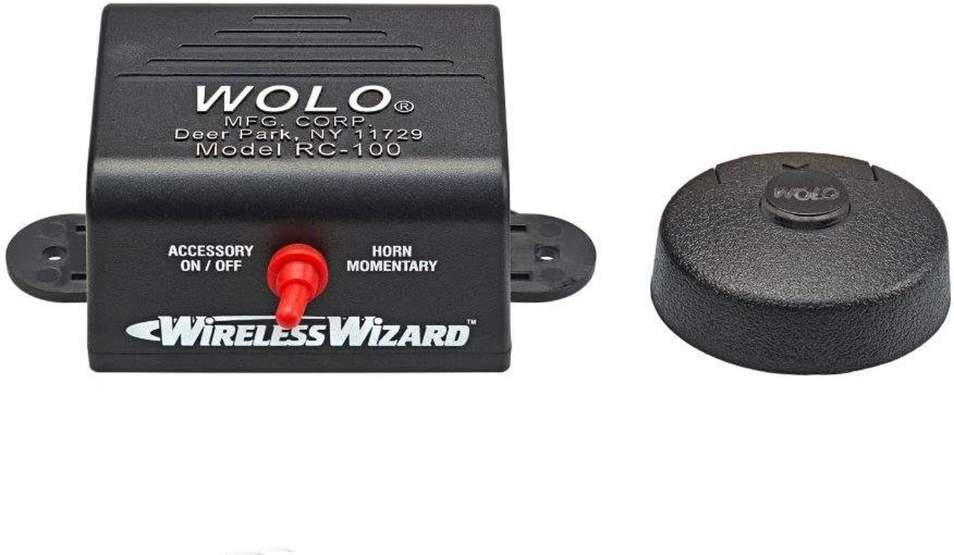 Wolo (RC-100 Wireless Wizard Univeral Wireless Remote Control System, Black image number 1