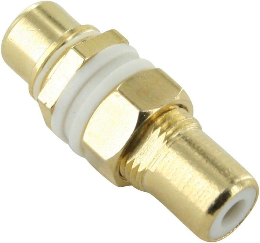 RCA Terminal White Suits DIY Custom Wall Plate Wallplate Home Theatre Hi-Fi image number 1