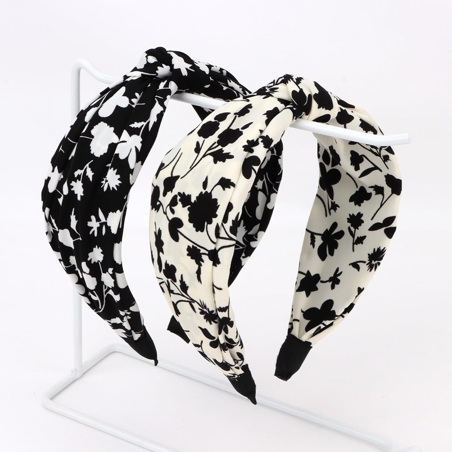 EXIPSAT Women'S Headband Set, Wide Headband & Hair Band, Colourful Hair Accessories with Wrap Look for Women, Pack of 2 image number 2