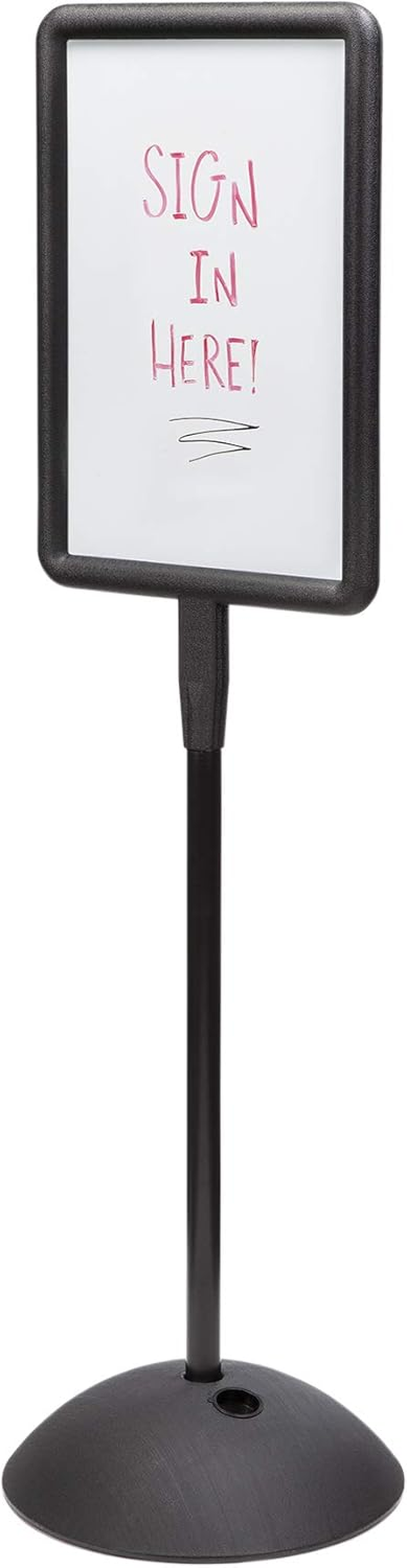 Safco Products Write Way Rectangle Message Sign 4117BL, Black, Magnetic Dual-Sided Dry Erase Board, Indoor and Outdoor Use image number 5