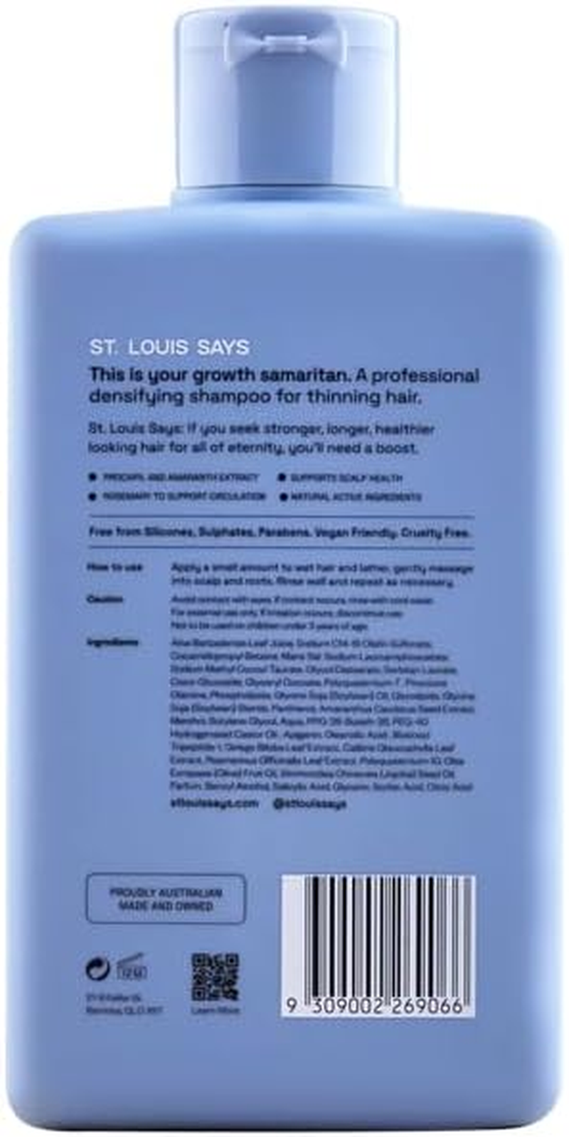 Eternal Boost Advance Stimulating Shampoo &ndash; Hair Growth & Thickening Shampoo for Thinning Hair &ndash; Strengthens, Volumizes & Prevents Hair Loss &ndash; Infused with Procapil, Rosemary & Amaranth Extract image number 1