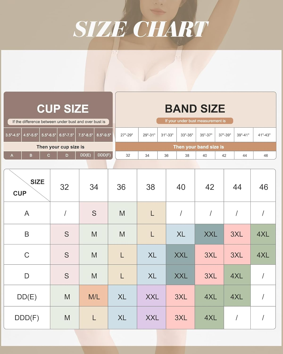 Wireless Nursing Bras for Breastfeeding, Seamless Maternity Bras Pregnancy Bralette No Underwire image number 1