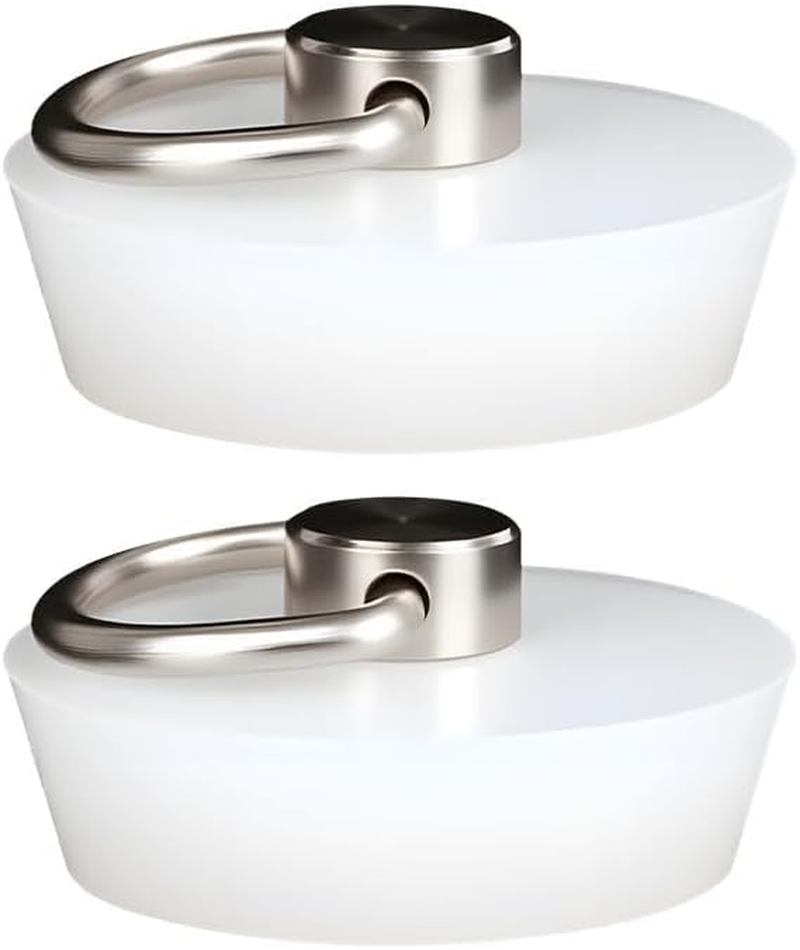 White Drain Stoppers, Bath Sink Plug (28Mm)