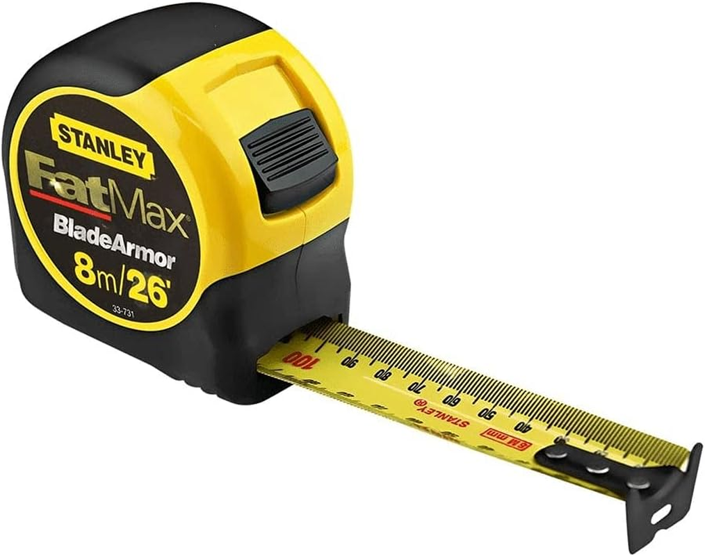 Stanley Fatmax Measure Tape, 8 Meter / 26 Feet Length
