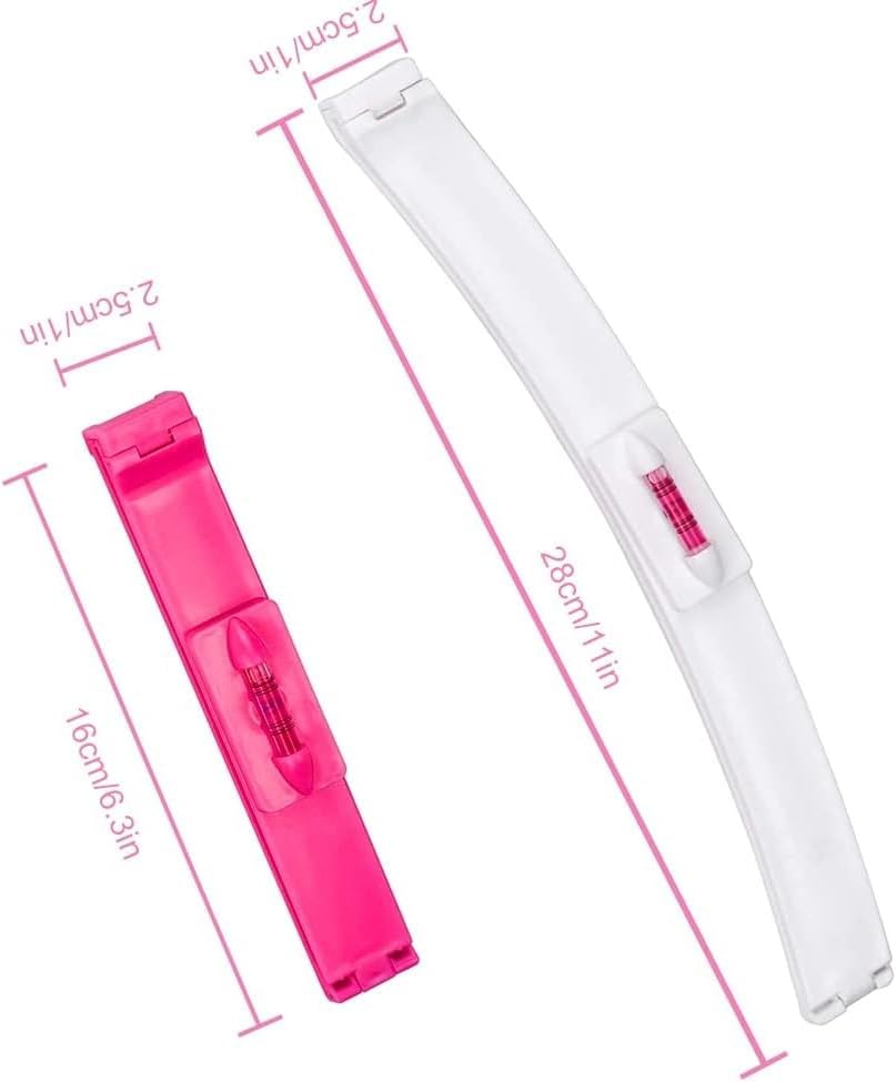 VJSSUJK 2-Piece Haircut Stencil Kit with Non-Slip Clips - Precision Bangs & Layers Templates for DIY Home/Salon Hairdressing Tools image number 6