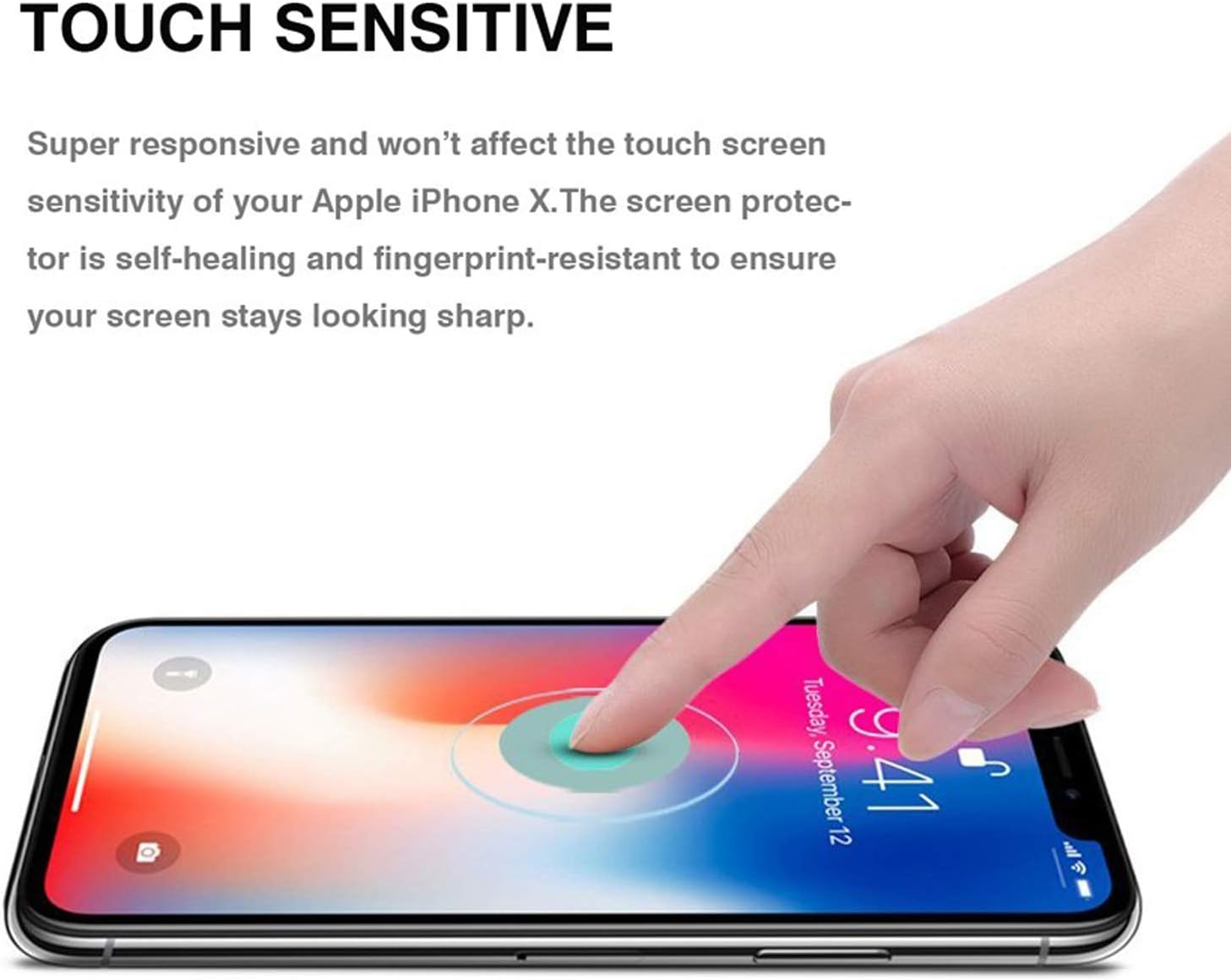 Anti-Scratch 4H PET Film Guard Screen Protector Apple Iphone XR Front image number 3