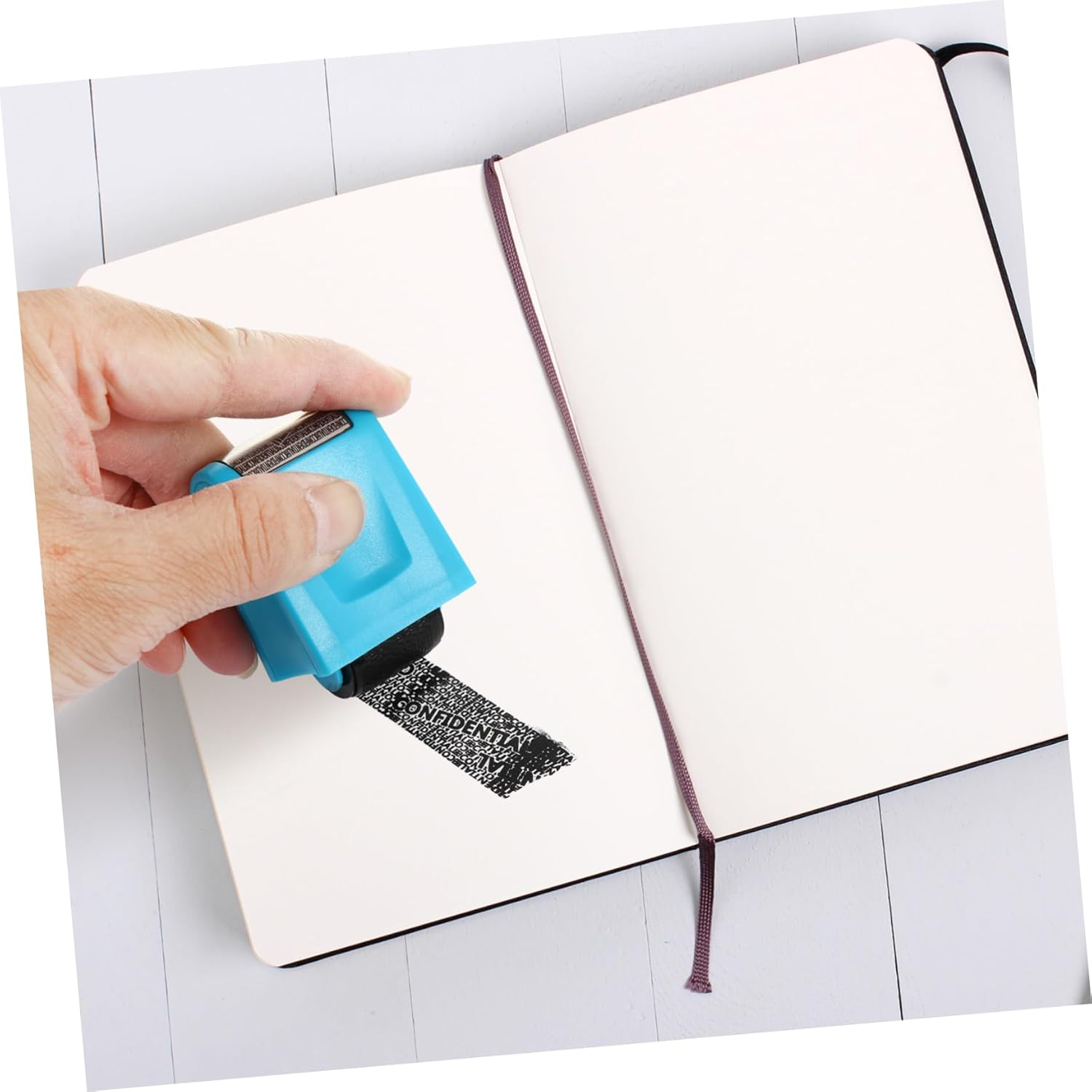 Ciieeo 4Pcs Identity Guard Seals Reusable Recyclable Security Stamps for Hide Private Information Confidential Stamps Privacy Protection image number 1