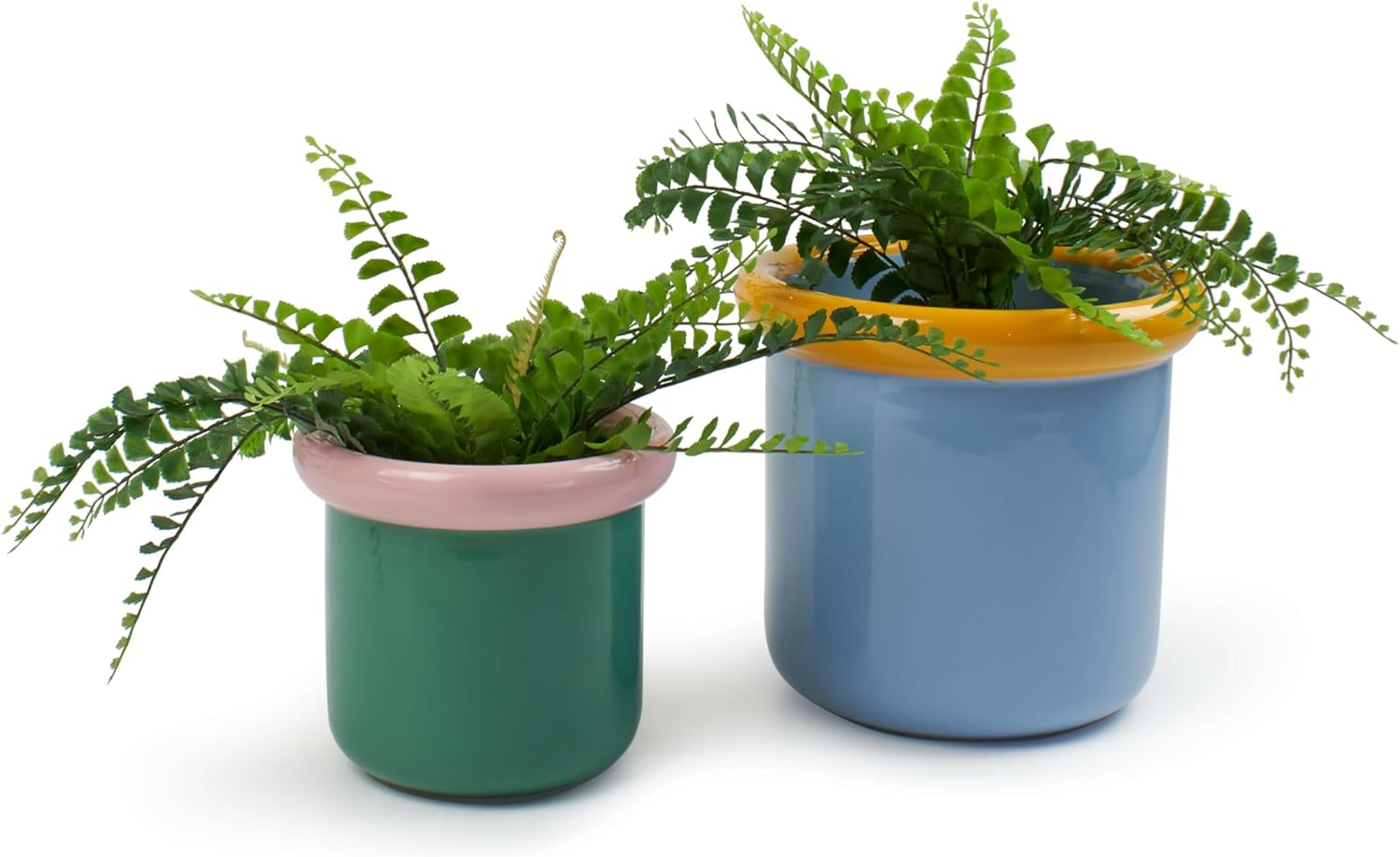 Salt&Pepper Cleo Stoneware Planter, Blue, 21 X 19.5 Cm Size image number 2