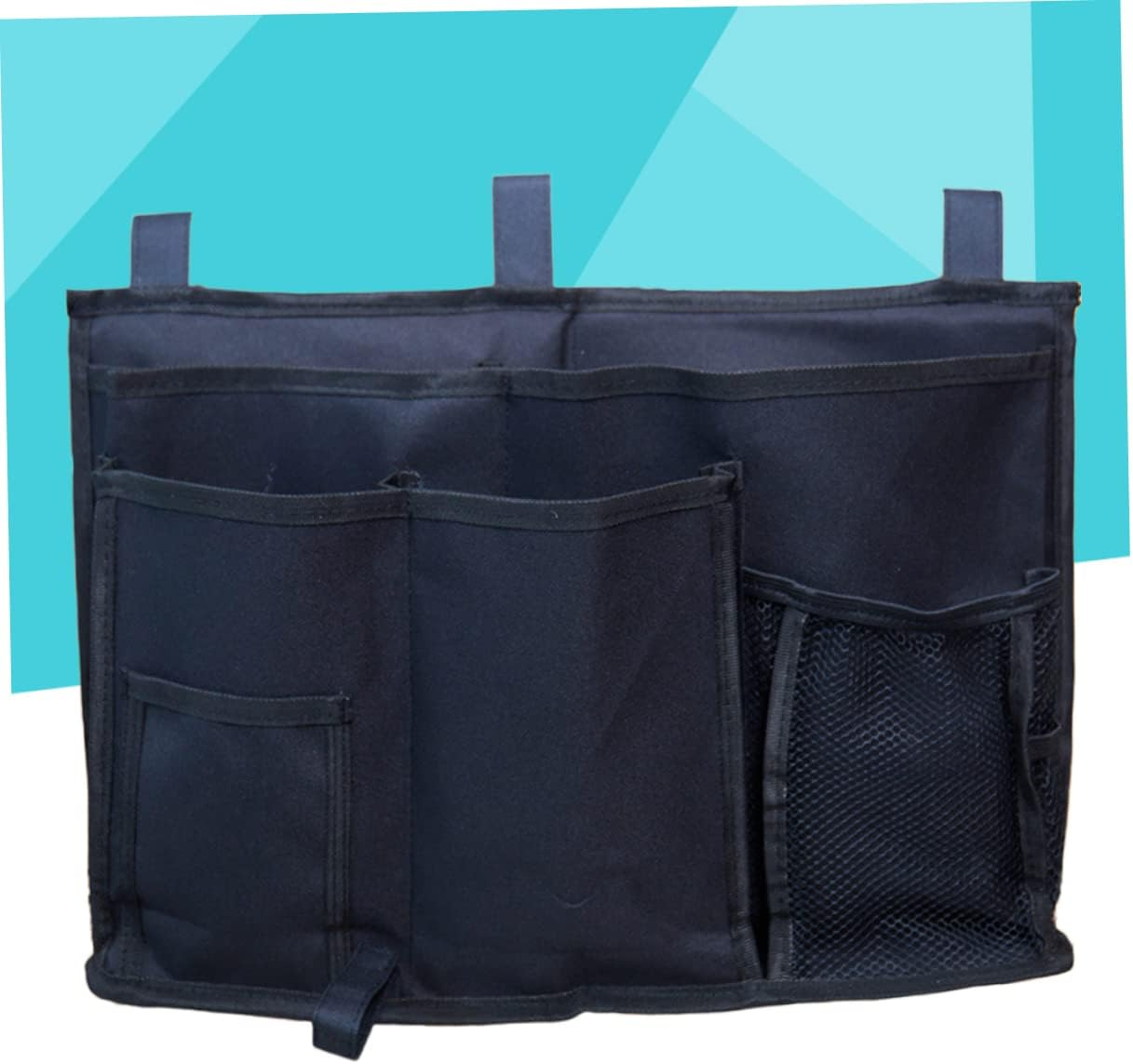 Garneck Oxford Fabric Multi-Functional Bedside Storage Hanging Pouch Book Organizer for Dormitory Camping and Everyday Use for Bedside Use and Items Storage image number 5