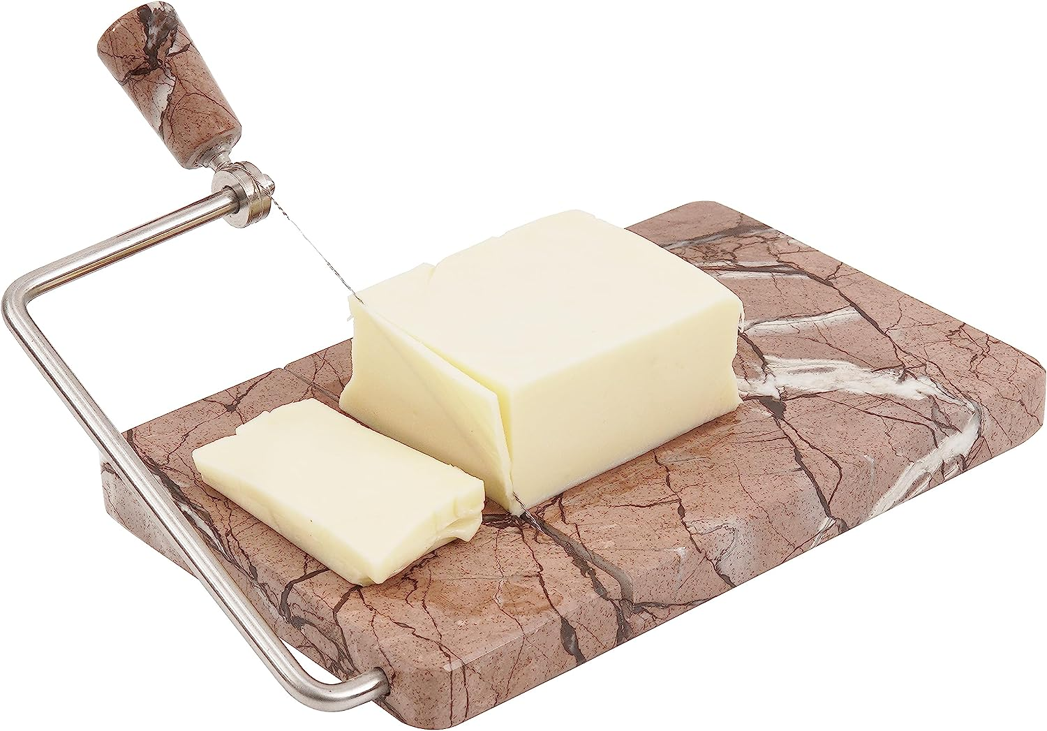 Radicaln Marble Cheese Slicer Marinara Kitchen Gadgets 8X5 Inches Handmade - Soft Food Slicer, Butter Cutter - Ideal Kitchen Tools for Cheese Slices