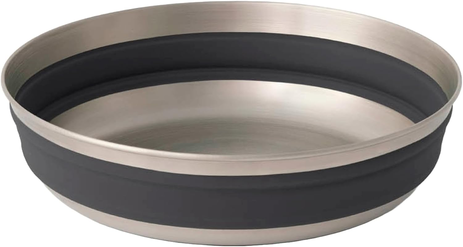 Sea to Summit Detour Stainless Steel Collapsible Bowl, Beluga image number 6