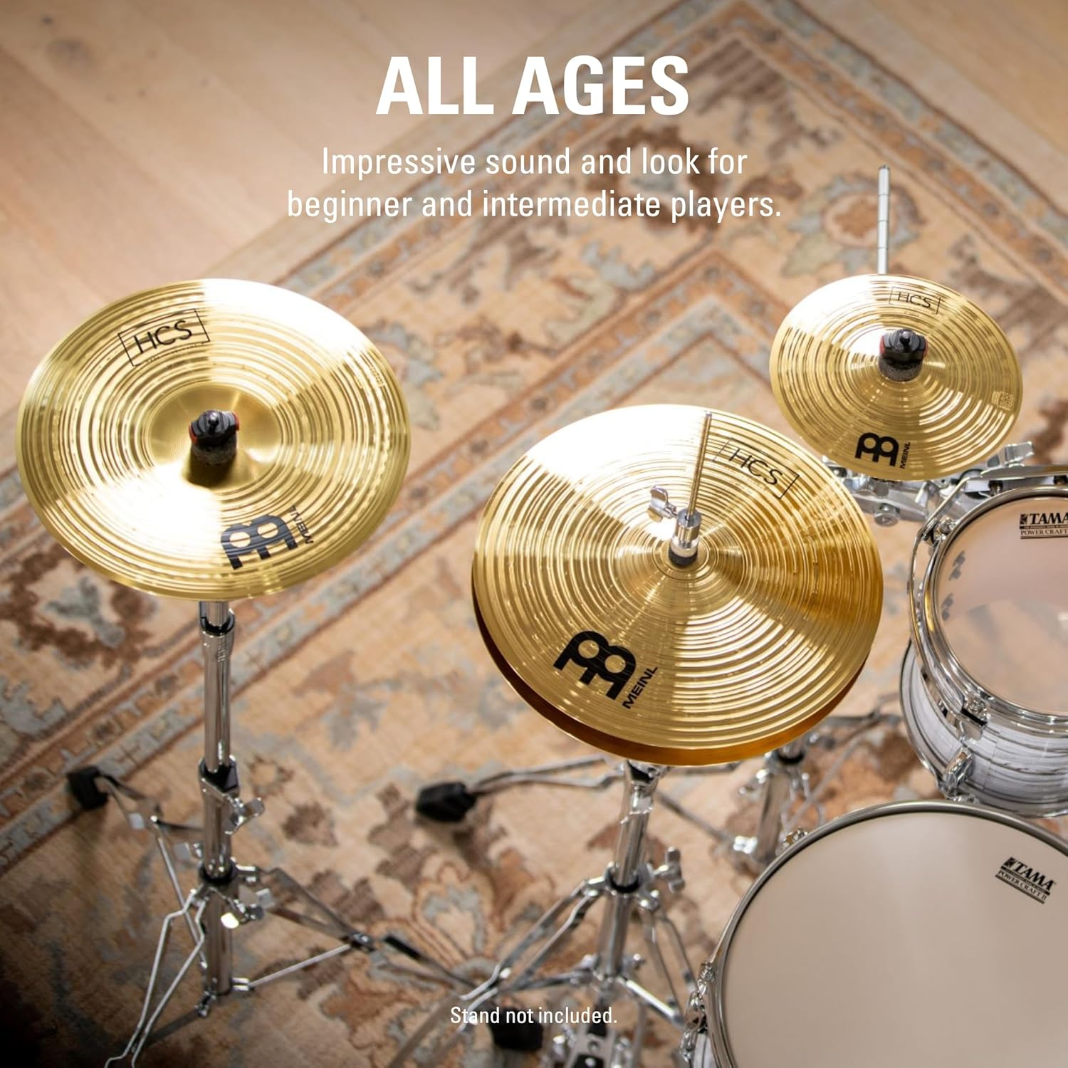 Meinl 12&Acirc;&euro; China Cymbal &Acirc;&euro;&ldquo; HCS Traditional Finish Brass for Drum Set, Made in Germany, (HCS12CH) image number 1