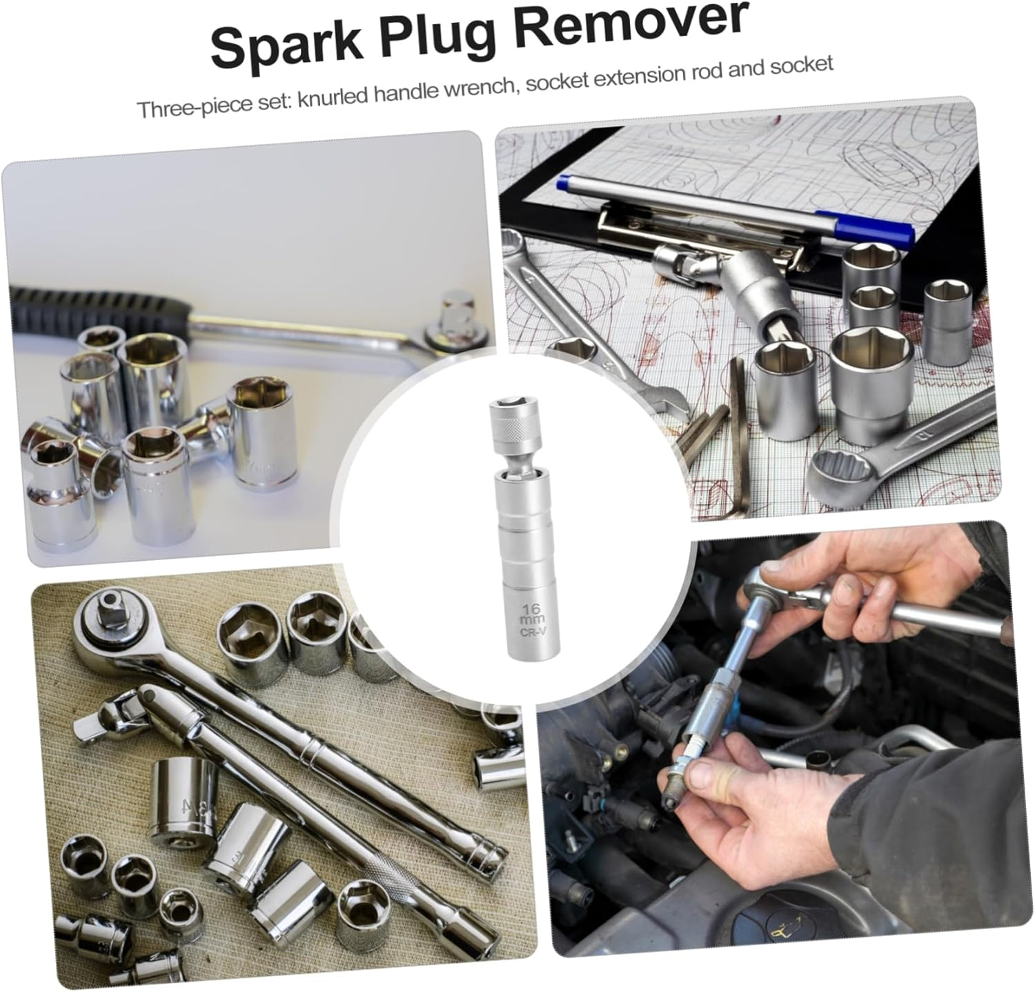 HEALEEP 3Pcs Flexible Plug Removing Tool Magnetic Remove Tool Plug Removal for Vehicle Thin Car Remover Automotive Equipment image number 2