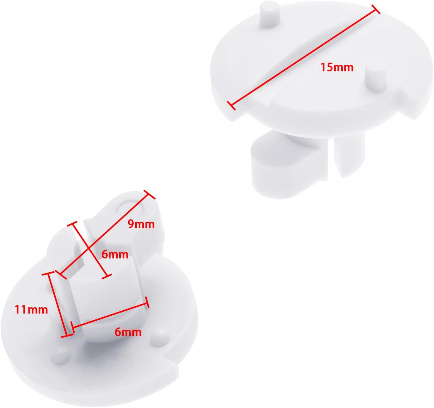 4Pcs Fridge Vent Clip Vent Closing Turnbuckle Clip 295176601 Compatible with Dometic L100 L200 White Closing Locking Screw Clip for Motorhome or Caravan image number 6
