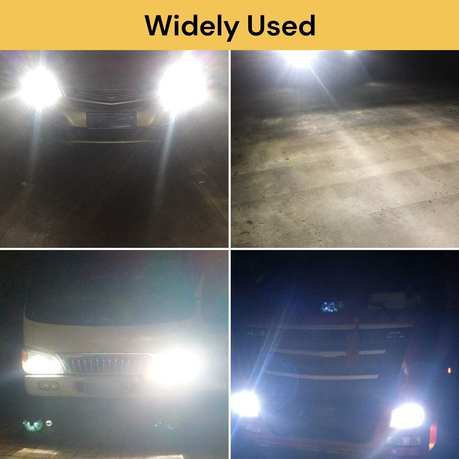 Spendeal 2Pcs H4 Led Headlight Bulb - 100/90W Super Bright White 6000K Halogen Xenon Light Bulb 12V Car Headlight Fog Light Lamp Replacement Long Life image number 3