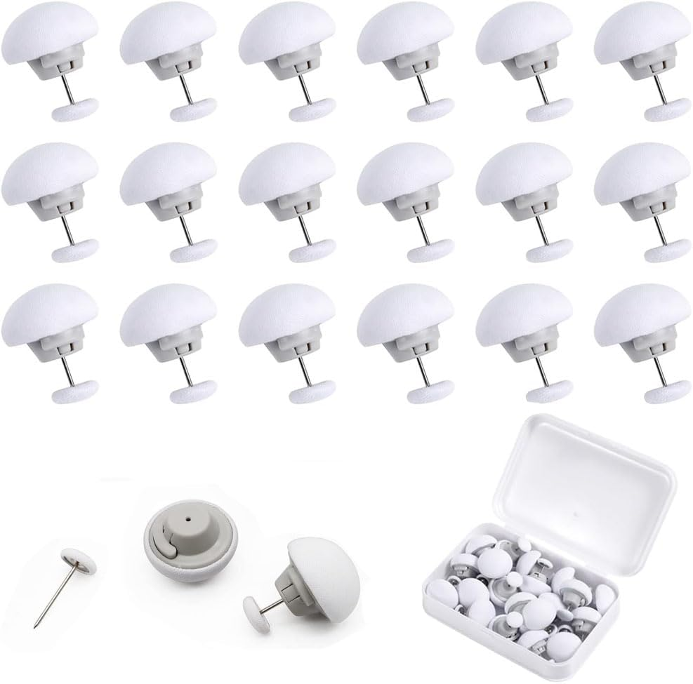 20 Pcs Duvet Clips | Doona Clips & Quilt Clips &ndash; Reusable Non-Slip Comforter Fasteners, Quilt Cover Holder Clips for Securing Bedding, Duvet Covers, Cushions & Curtains (White)