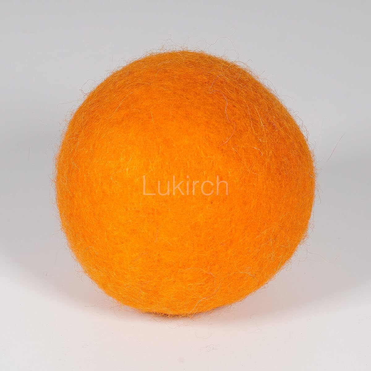 Wool Dryer Ball XL, Organic Eco Premium 100% Natural Fabric Laundry Softener, Shortens Drying Time, Reusable, Reduce Wrinkles and Static Cling, Handmade with 100% New Zealand Wool (6-Colors) image number 1