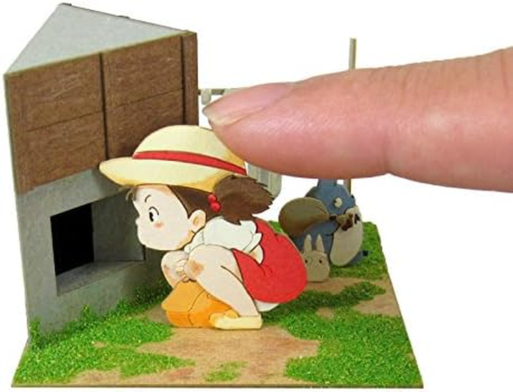 Sankei MP07-46 Studio Ghibli Mini My Neighbor Totoro Mikke, Small Totoro Mikke, Non-Scale, Papercraft, White image number 4
