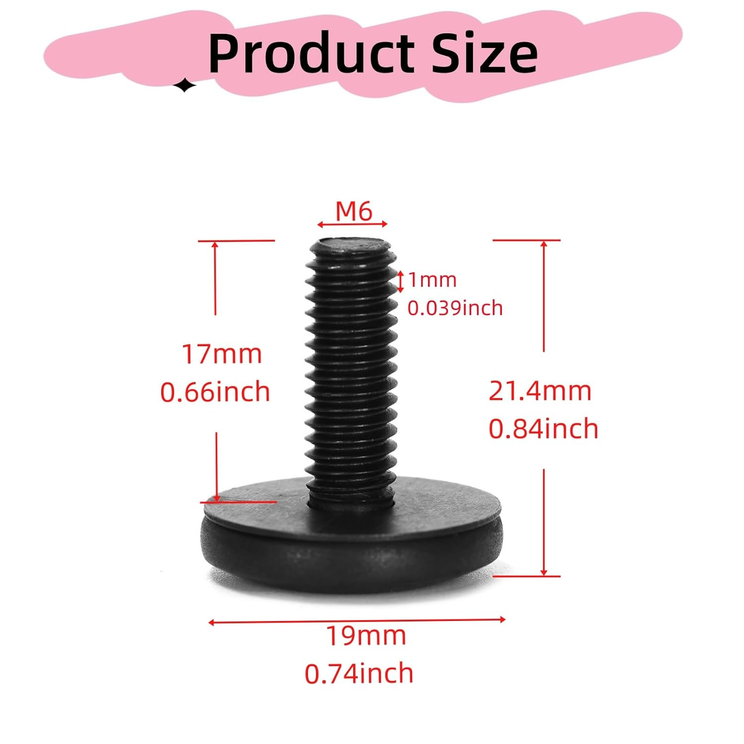 10Pcs Automotive Engine Bay Headlight Bolt Screw Inner Flower OE: 07146959923 Compatible with BMW 1 Series E81 E82 E87 /3 Series E36 E90 E90N E91 E92 Etc image number 4