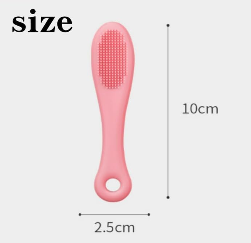 Cat Chin Brush,Silicone Scrubber for Cats Chin Cleaner,Finger Brush Silicone Pet Toothbrush, Cat Finger Toothbrush for Pet Dental Care,Finger Brushes Suitable for Puppies and Cats (B 2Pcs) - C 2Pcs image number 3
