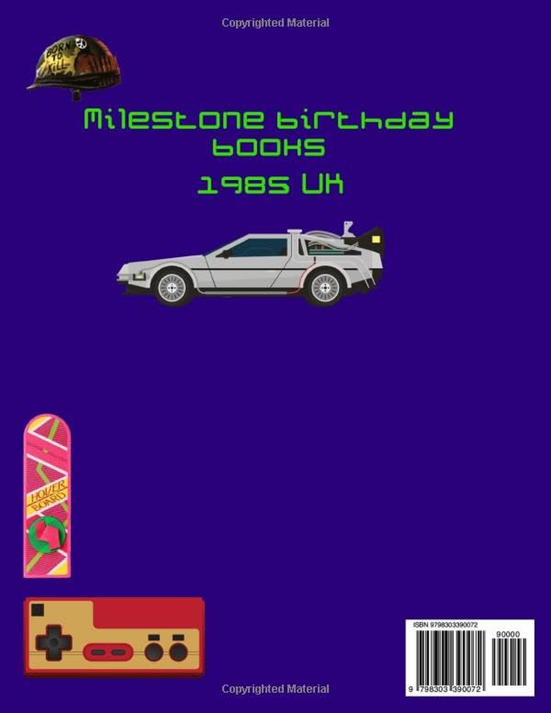 Born in 1985 | Happy 40Th Birthday: Year You Were Born 1985 | A4 Birthday Book for Men and Women Turning 40 in 2025 image number 1