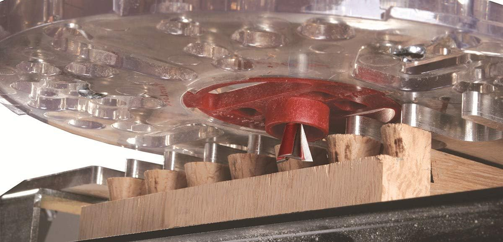 Milescraft 1201 Base Plate/Bushing Set for Routers, Fast Tool-Free Guide Bushing and Router Attachment Exchanges, Fits Most Compact and Full-Size Routers image number 1