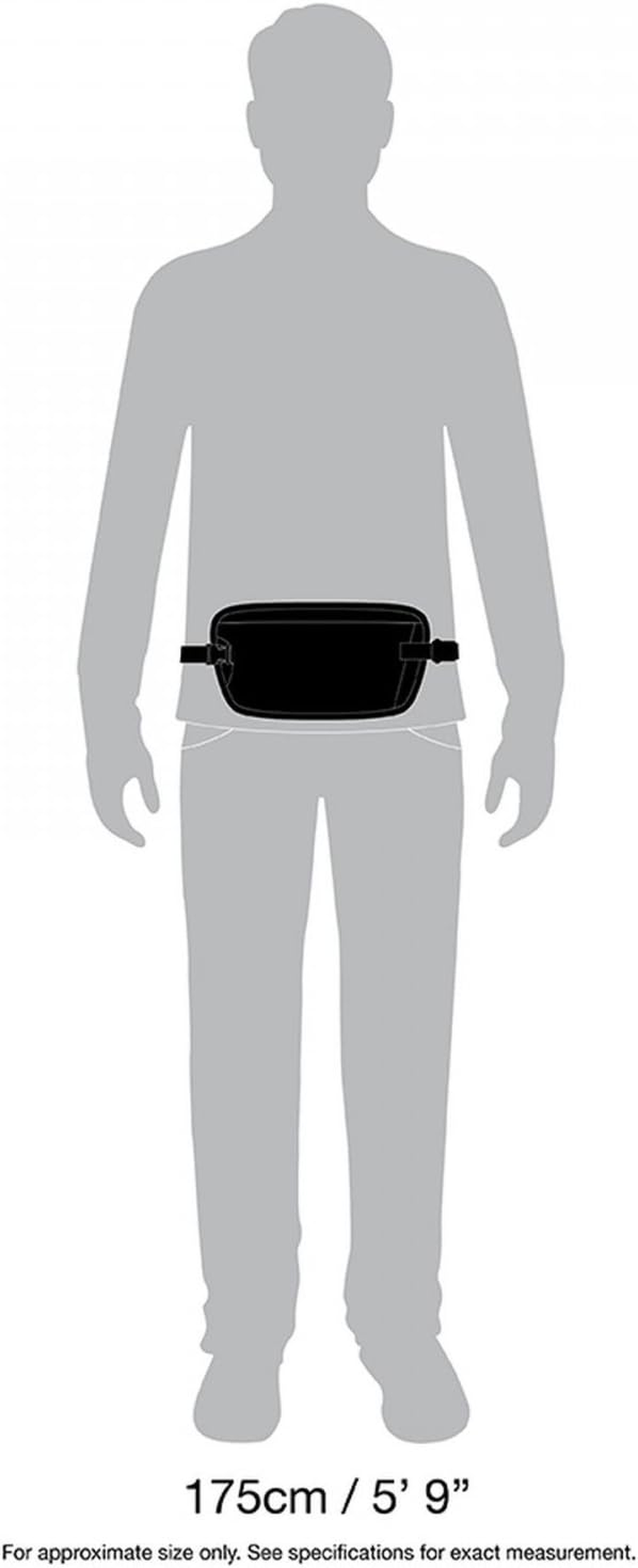 Pacsafe Coversafe X100 Anti-Theft RFID Blocking Waist Wallet, Black, One Size, Pacsafe Coversafe X100 Anti-Theft RFID Blocking Waist Wallet image number 1