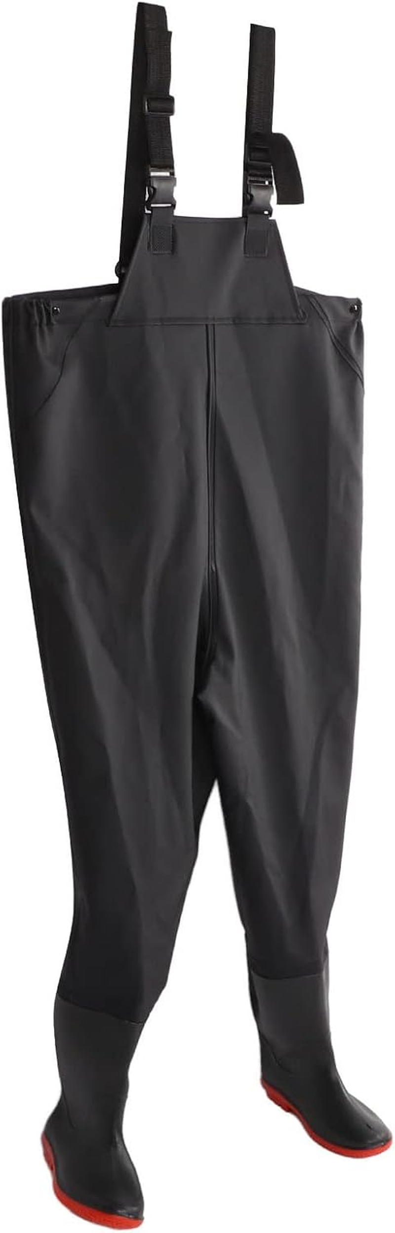 Chest Wading Pants, Soft Absorbent Sealed Stocking Foot Fishing Waders Thick for Outdoor (41 Size) image number 2