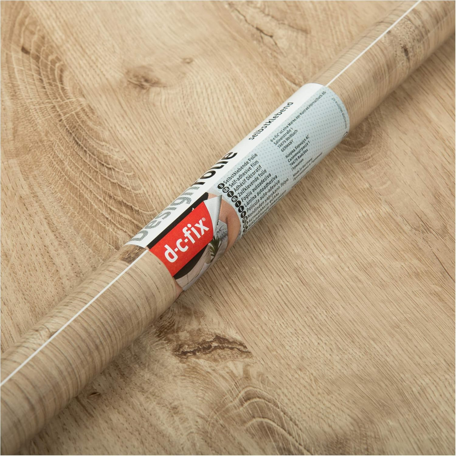 D-C-Fix 346-0668 Decorative Self-Adhsive Film, Ribbeck Oak, 17" X 78" Roll image number 1