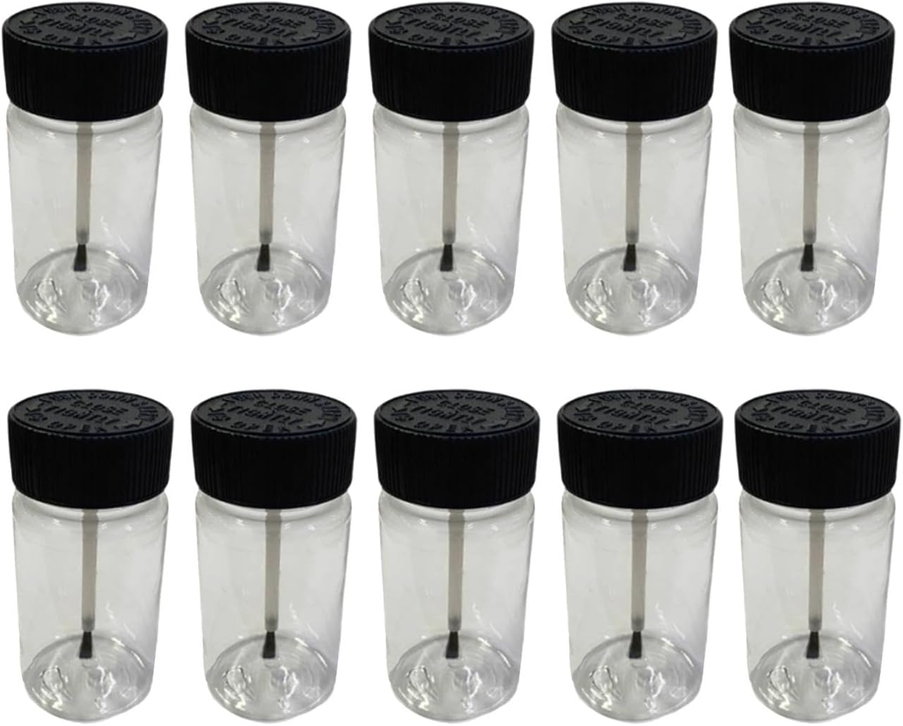 10Pcs Leftover Paint Containers,Paint Touch up Bottle,60Ml Reusable Car Scratches Repair,Touchup Paint Bottles image number 1