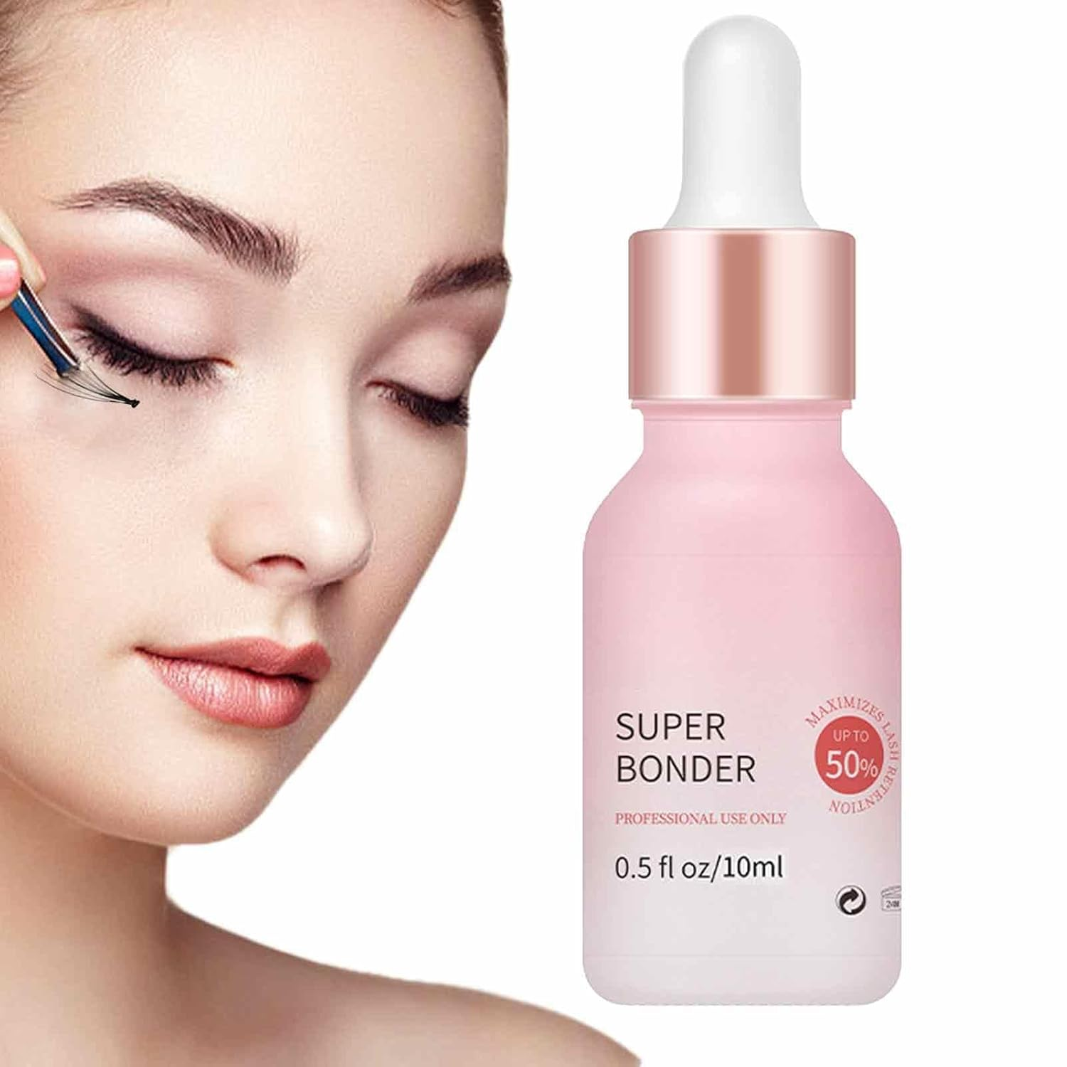 Lash Bonder for Eyelash Extensions,Super Bonder for Lash Extension Glue | Glue Accelerator for Better Bond, Lash Seal Lock Glue Fume Reduce Irritation, Proof Water Oil for Longer