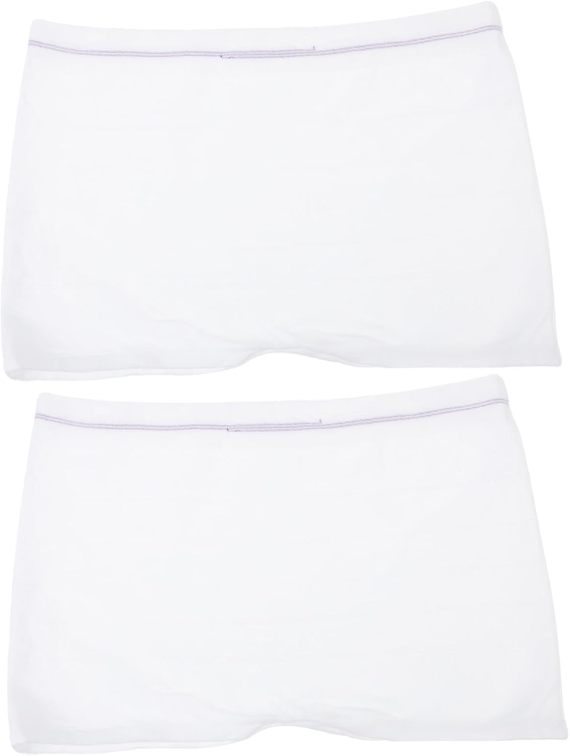 Healvian 2Pcs Disposable Postpartum Panties for Women Breathable Soft Briefs Lightweight Portable Underwear for Travel Maternity and Postpartum Care White XXL image number 2