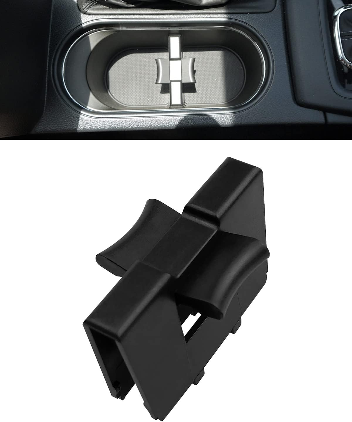 Cup Holder Insert Cup Holder Divider Fit for Subaru Outback 2010-2014