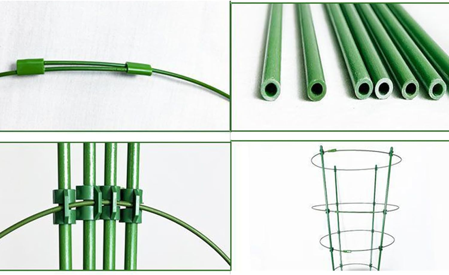3Pcs Tomato Plant Support, 45X28Cm, Tomato Cage, Flower Stands, Garden Tomatoes Trellis, Gardening Supplies, for Vegetables Fruits Vines Climbing image number 2